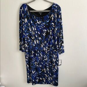 Nine West Women's Dolman Blouson Dress Size 18